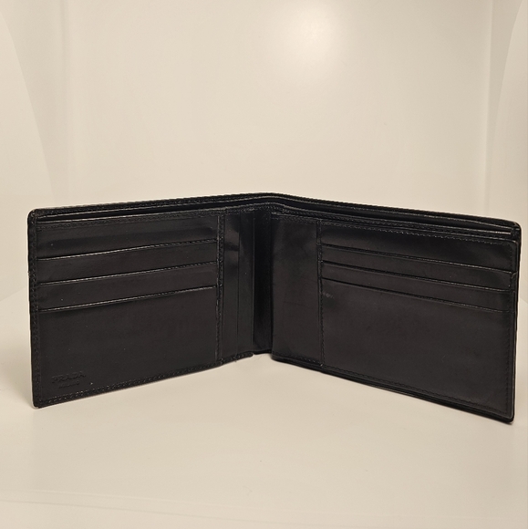 Prada Black Leather Wallet - Mens - Picture 2 of 14